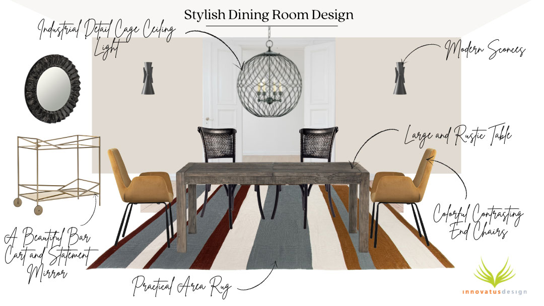 Mood Board Monday – Stylish Dining Room